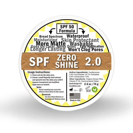 Small SPF Zero Shine Jar (2.6 Oz)